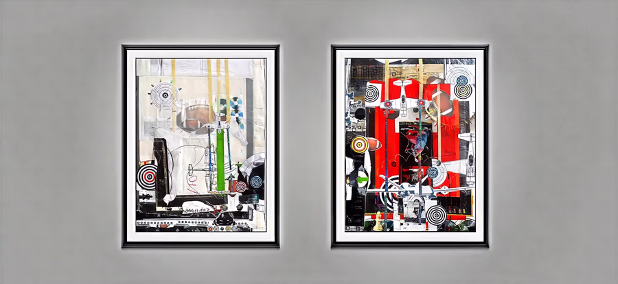 Untitled (Diptych with Targets) 4