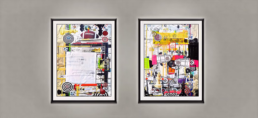 Diptych with Targets V6