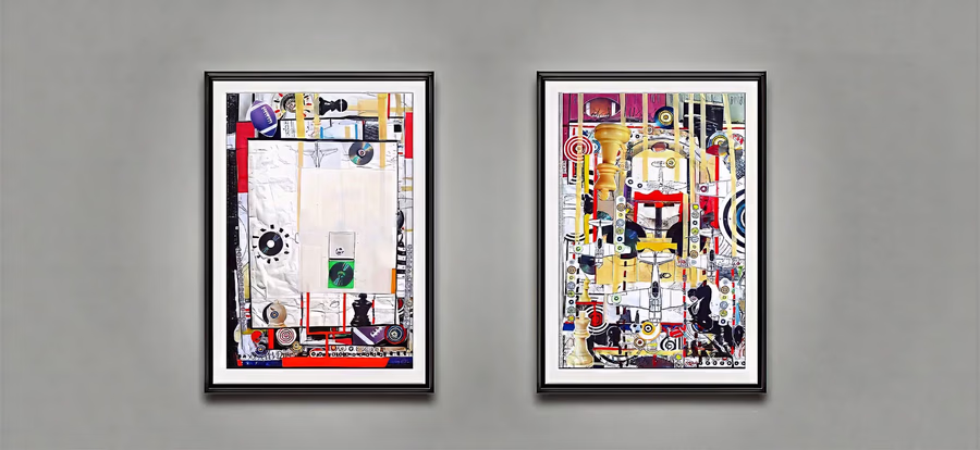 Untitled (Diptych Installation View) 5