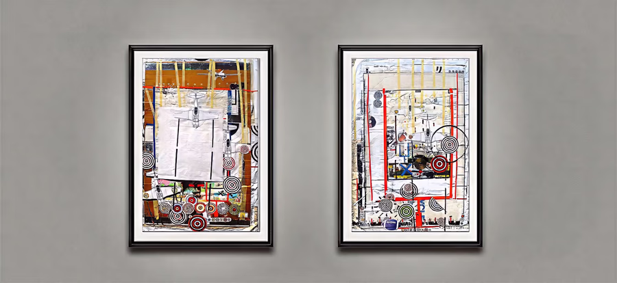 Untitled (Diptych with Targets) 5