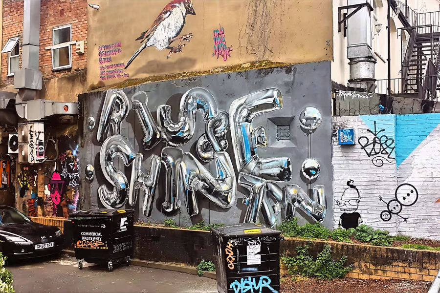 Rise Shine Mural View