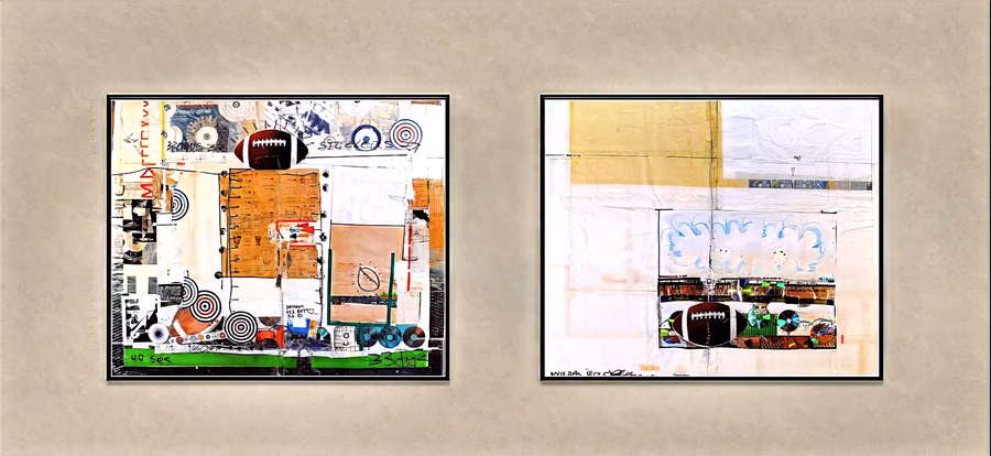 Football Diptych