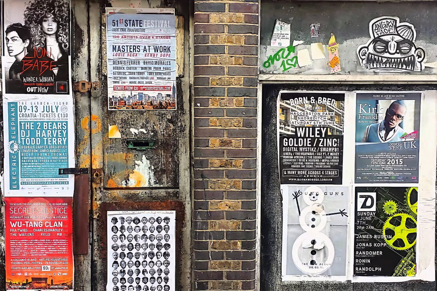 Untitled (Street Poster Wall)