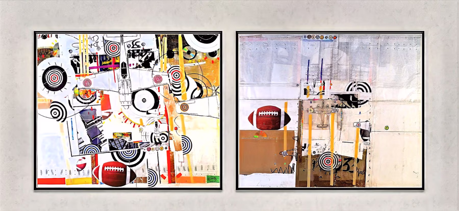 Targets and Gridiron (Diptych)