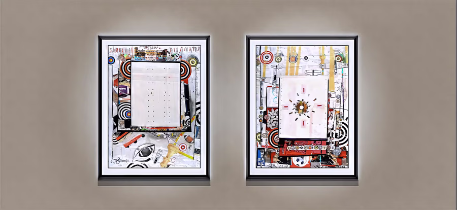 Untitled (Diptych Installation View) 10