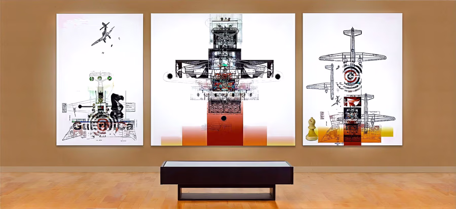 Guernica Triptych Installation