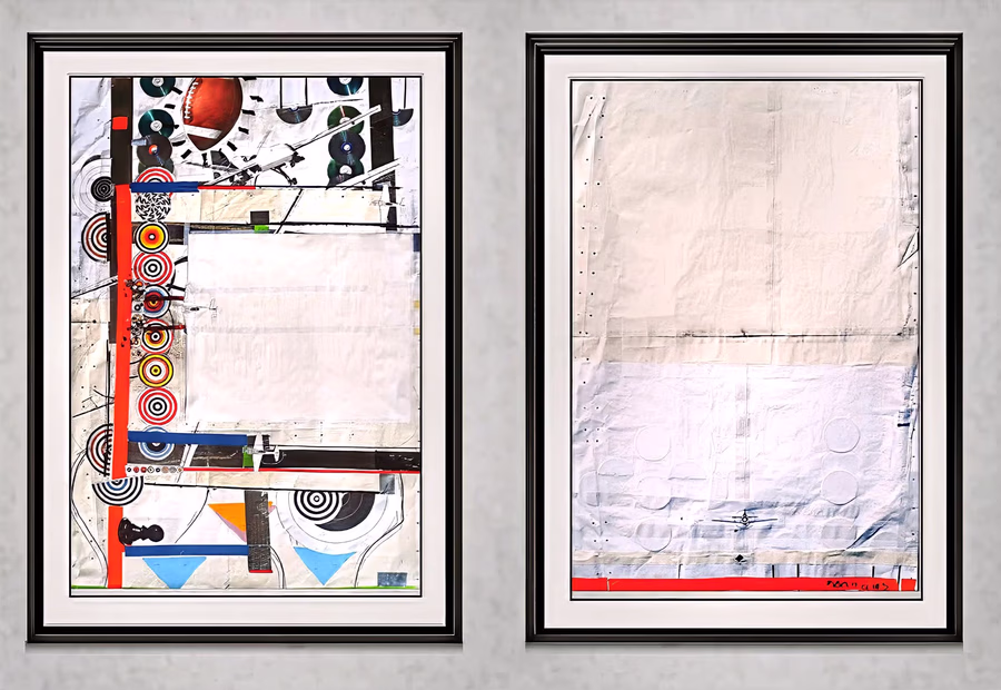 Diptych with Targets and Verso