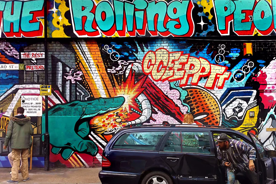 Untitled (Street Mural View) 2
