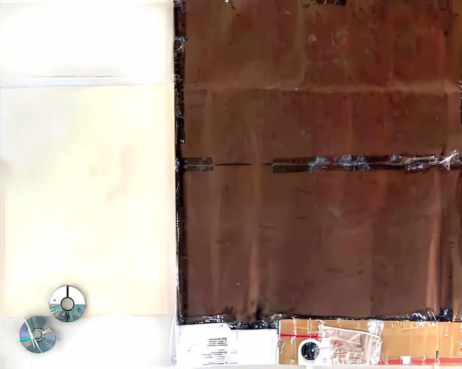 Untitled (Collage with CDs) 4