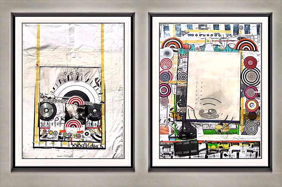 Untitled (Diptych with Targets) 7
