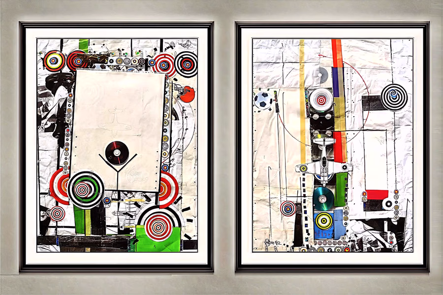 Diptych with Targets V18