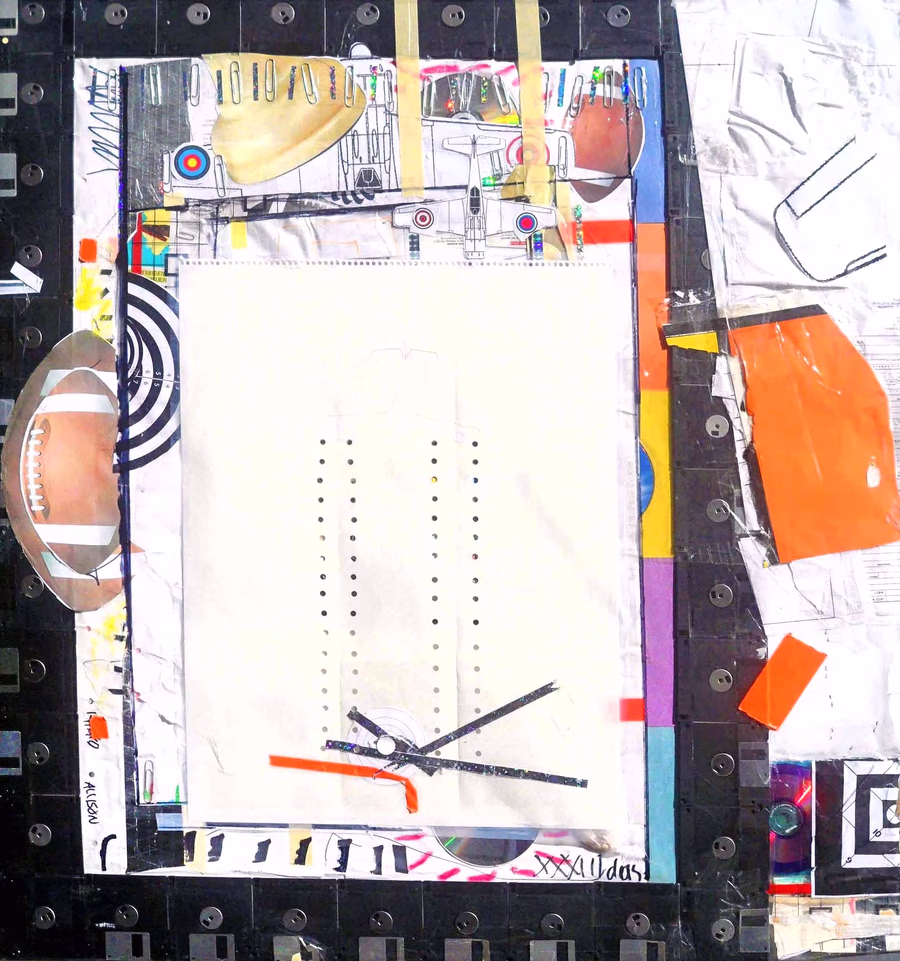 Untitled (Football Field Collage)