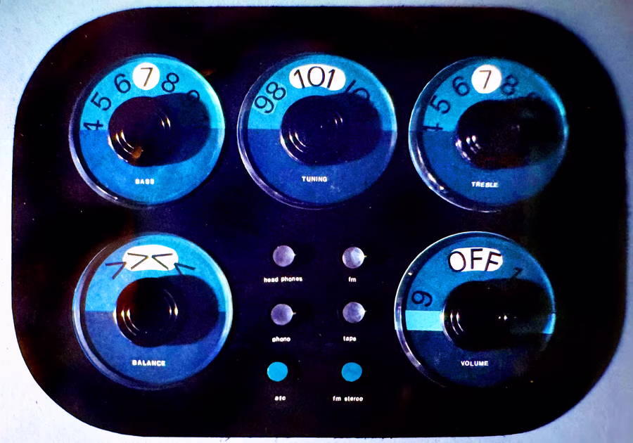 Untitled (Radio Dial Collage)