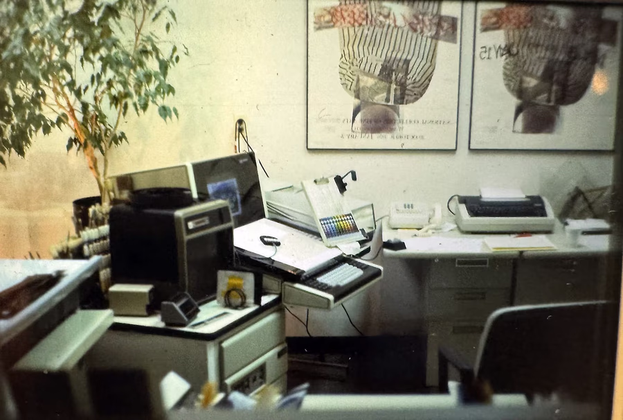 Untitled (Studio Desk View) 3