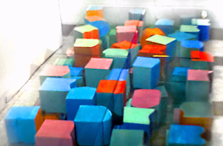 Untitled (Coloured Block City)