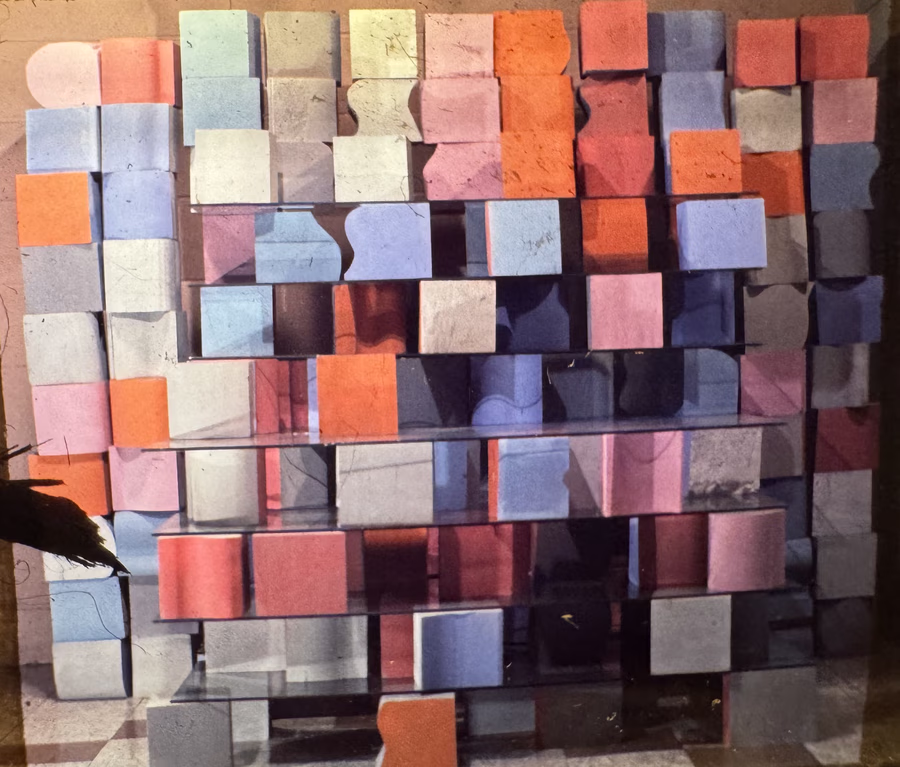Untitled (Coloured Block Grid)