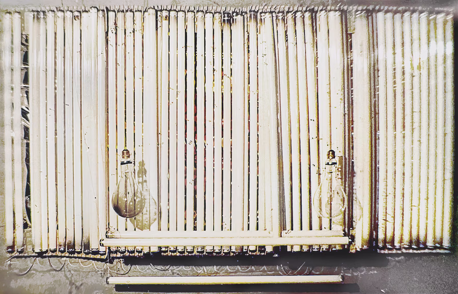 Untitled (Bulbs and Radiator)