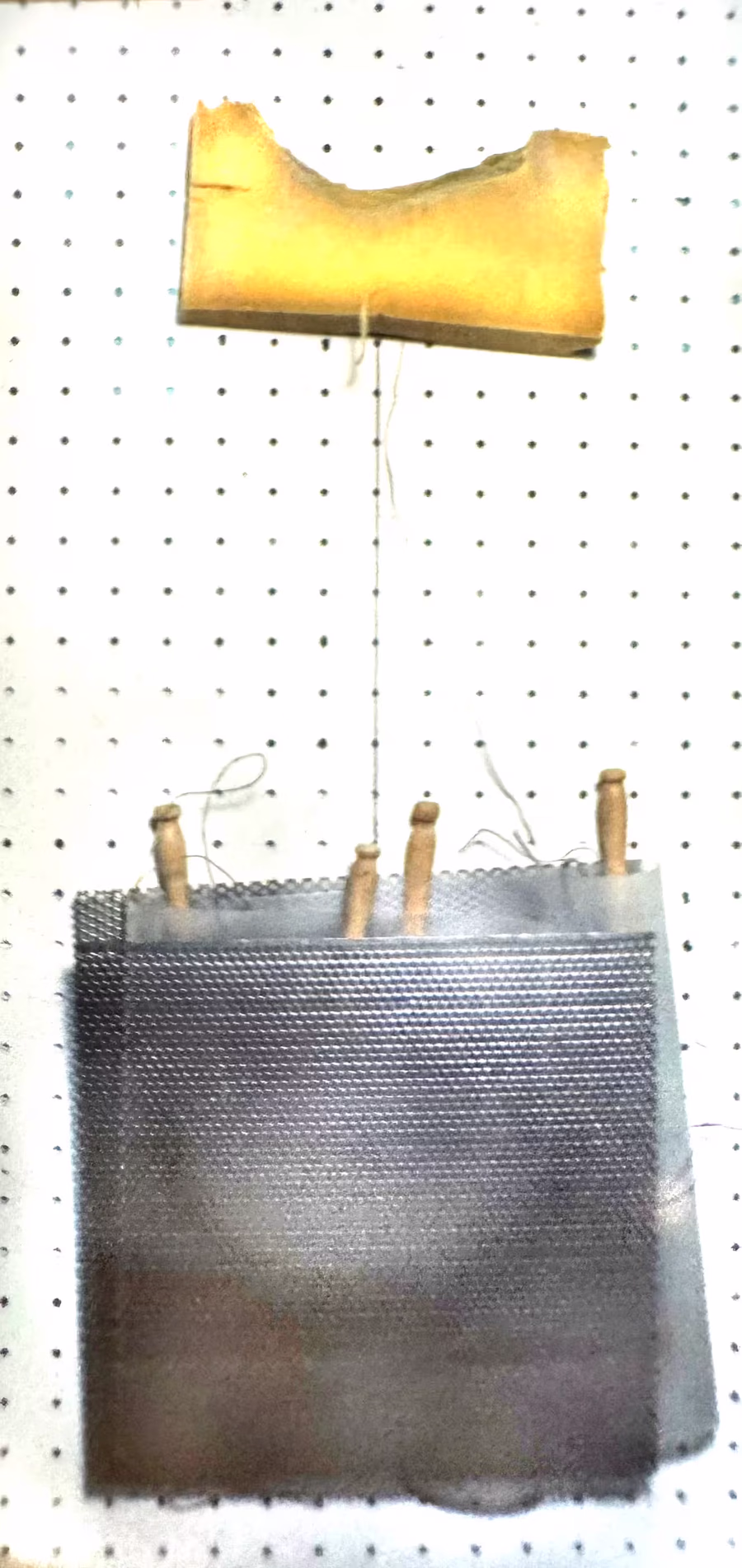 Suspended Form with Pegs