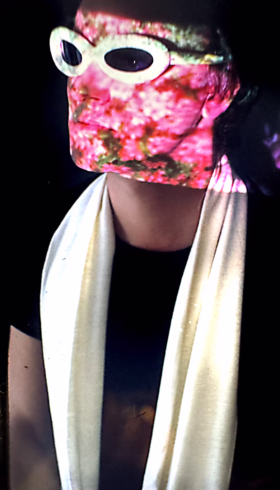 Masked Figure with Scarf