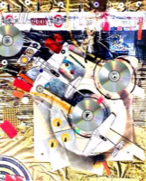 Untitled (Three Discs Descending), 1990