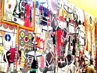 Installation View, Wall of Works, 2000