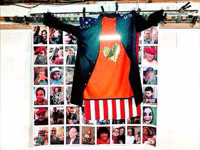 Coat Over Portrait Grid, 2020