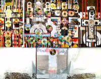 Untitled (CD Wall Formation), 2000