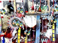 Untitled (Guernica with CDs) 3, 2010