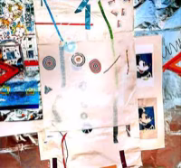 Untitled (Collage with Targets) 2, 2020