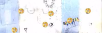 Untitled (Gold Discs Panorama), 2020