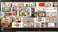 Artist Website Grid View, 2000