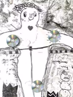 Figure with Three Discs, 2020