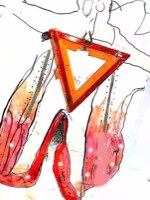 Untitled (Triangle and Hands), 2020