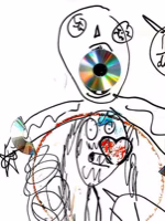 Untitled (Figures with Discs), 2020