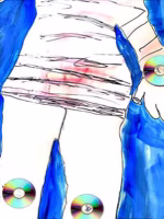 Untitled (Torso with Discs), 2020