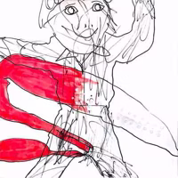 Figure with Red Sash, 2020