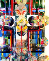 Untitled (CD Cross Formation) 1, 1990