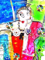 Tracing Year (Figure with CDs), 2020