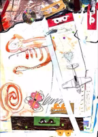 Untitled (Chameleon and Plane), 2020