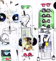 Untitled (Collage with Planes and Discs), 2020