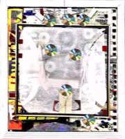 Framed Face with Discs, 2020