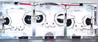 Triptych with Warplanes 2, 2010