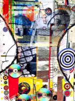 Untitled (CDs and Target) 2, 2010