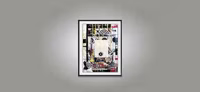 Untitled (Framed Collage with Targets), 2010