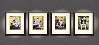 Four Framed Works (Installation), 2010