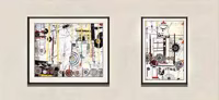 Two Framed Works, Gallery, 2010