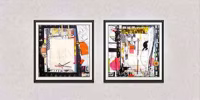 Untitled (Diptych Collages), 2010