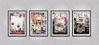Four Framed Collages (Installation) 2, 2010