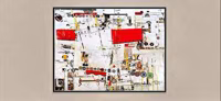 Untitled (Red Blocks Collage), 2000