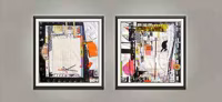 Diptych with Football and Target, 2000